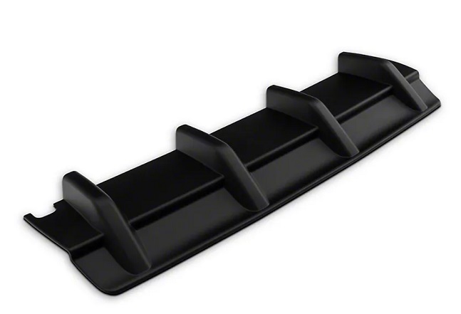 Custom Black Rear Diffuser 15-up Dodge Challenger - Click Image to Close